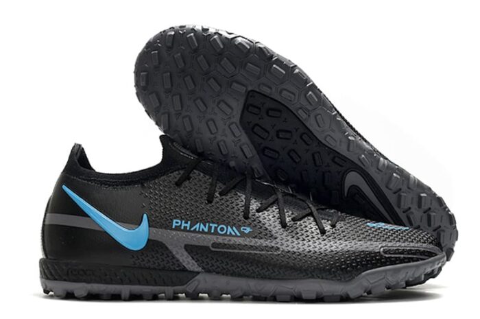 Nike Phantom GT2 Academy TF Black Blue Football Boots
