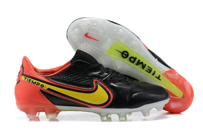 Nike Tiempo Legend 9 Elite FG Black Volt Football Boots