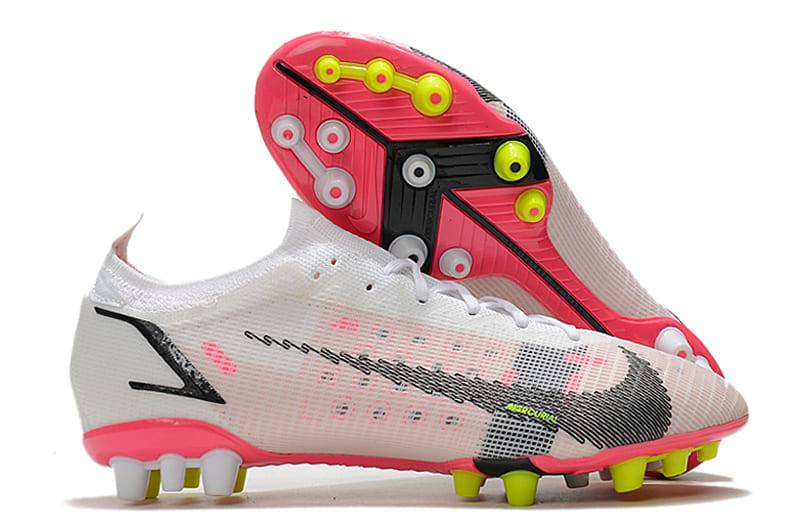 Nike Mercurial Vapor 14 Elite AG-PRO -White Black Bright Crimson Pink Blast Football Boots