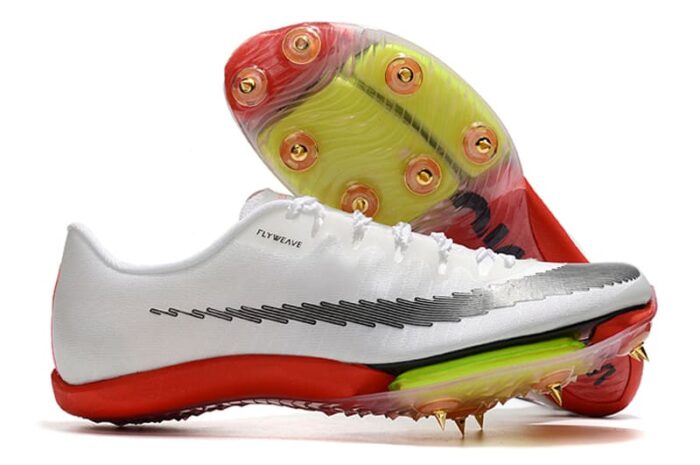 Nike Air Zoom Maxfly Sprint Spikes White yellow Football Boots