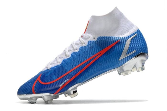 Nike Mercurial Superfly 8 Elite FG Elite Blue Red Silver Football Boots