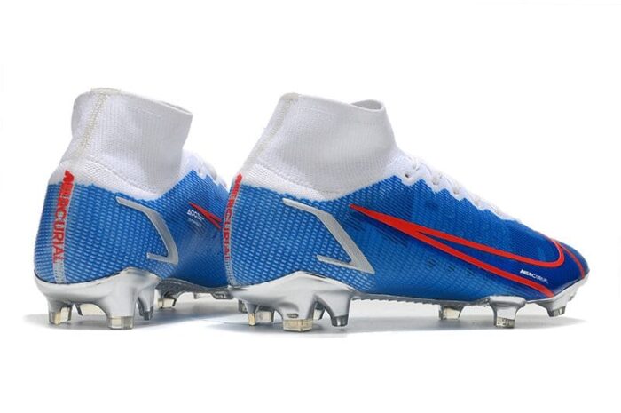Nike Mercurial Superfly 8 Elite FG Elite Blue Red Silver Football Boots