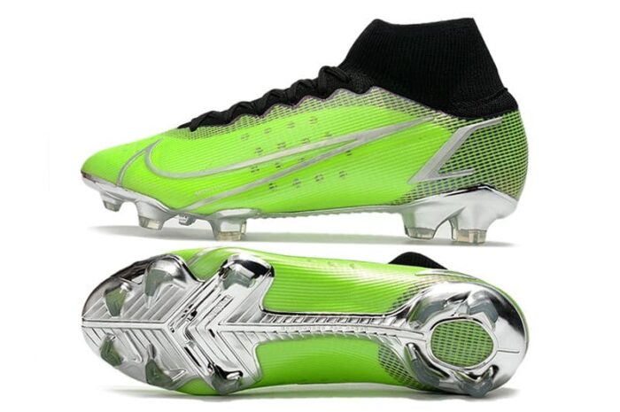 Nike Mercurial Superfly 8 Elite FG Elite Volt Silver Black Football Boots