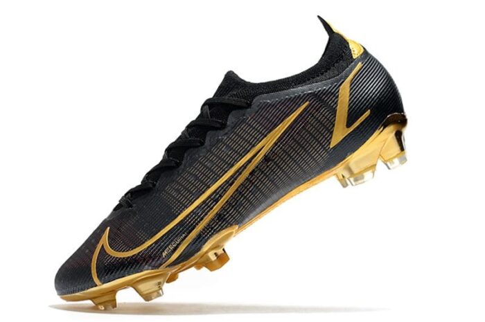 Nike Mercurial Vapor 14 Elite FG Black Gold Football Boots