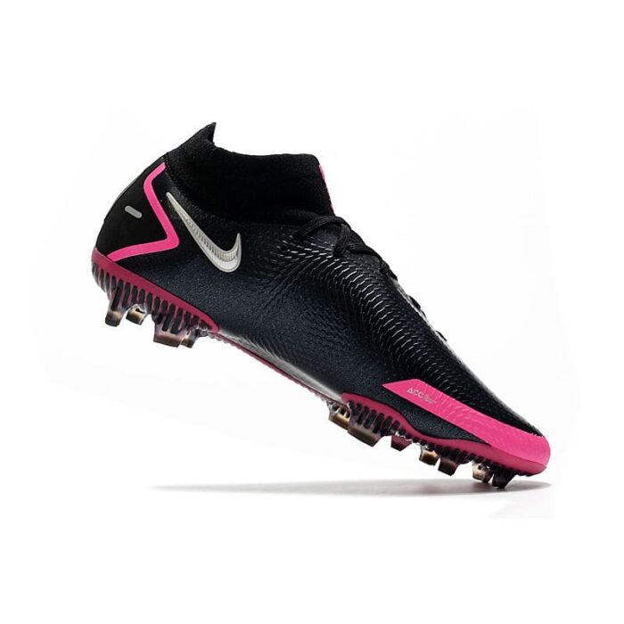 Nike Phantom GT Elite DF FG - Black/Metallic Silver/Pink Blast Football Boots