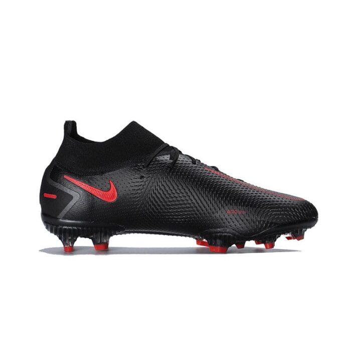 Nike Phantom GT Elite DF FG - Black/Chile Red/Dark Smoke Grey Football Boots