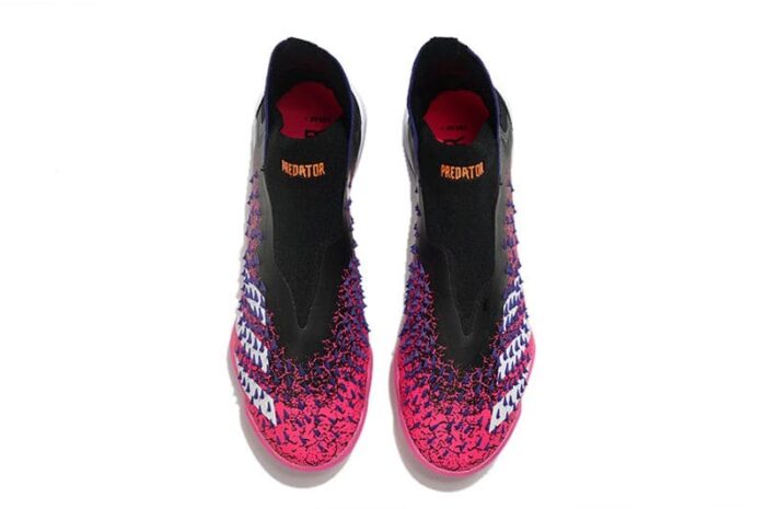 adidas Predator Freak+ TF Football Boots Core Black/White/Shock Pink Football Boots
